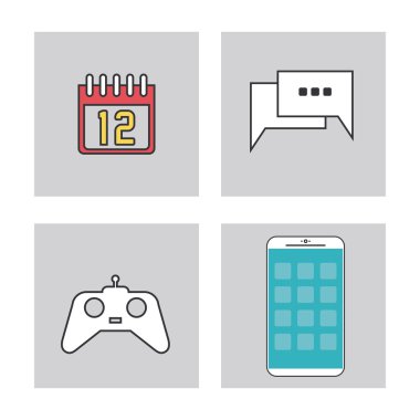 Apps ve çerçeveler Icon set