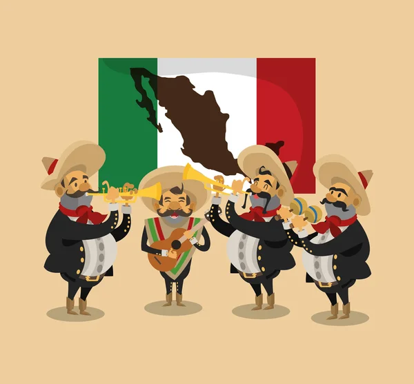 Obraz ikony związanym z kultury meksykańskiej — Wektor stockowy