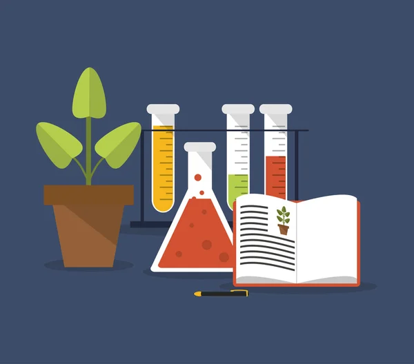 Bild wissenschaftsbezogener Symbole — Stockvektor