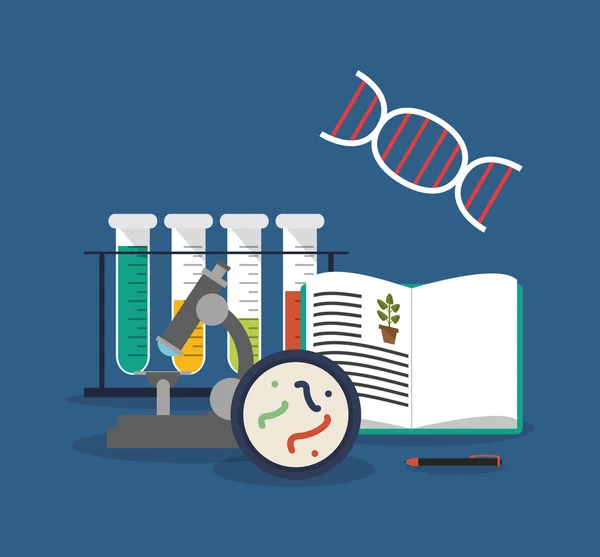 Immagini delle icone correlate alla scienza — Vettoriale Stock