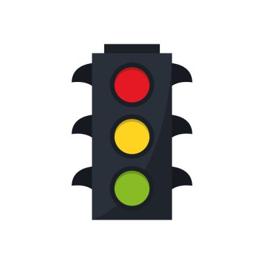 İzole semafor yol işareti tasarımı