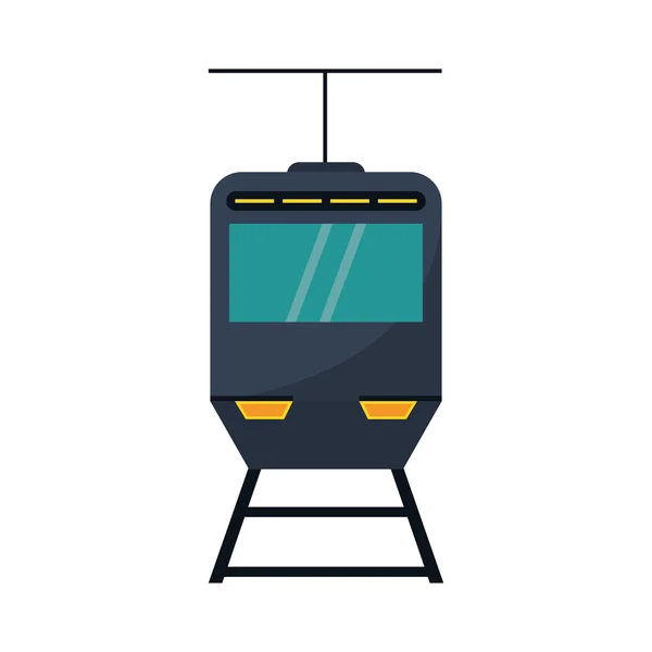 Isolated cable car ivehicle design — Stock Vector