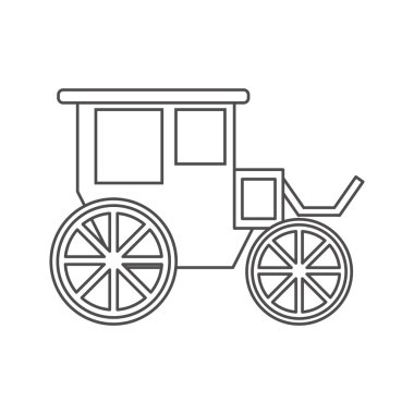 İzole düğün araba tasarımı