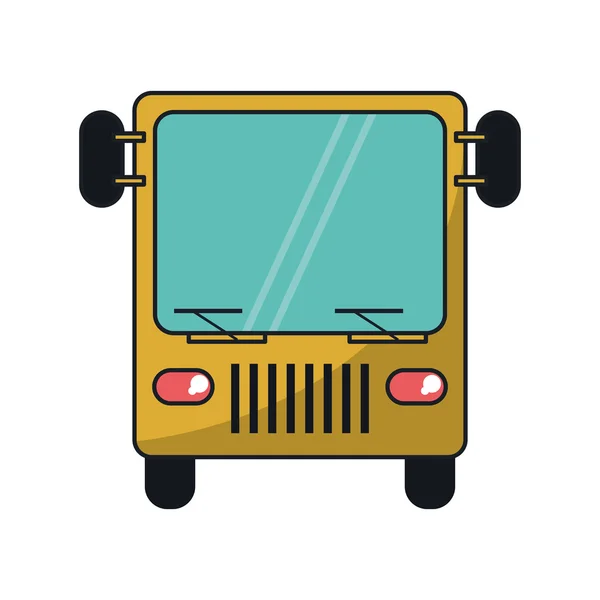 İzole otobüs araç tasarım — Stok Vektör