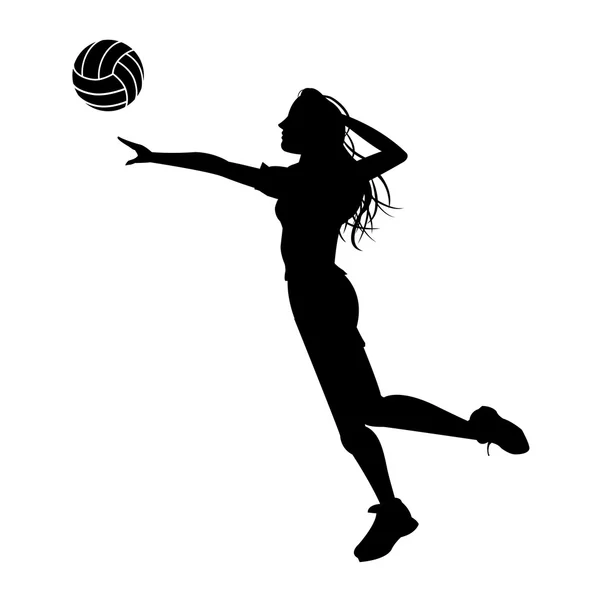 Voleibol esporte e design de hobby — Vetor de Stock