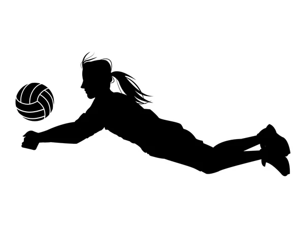 Volley-ball sport et hobby design — Image vectorielle