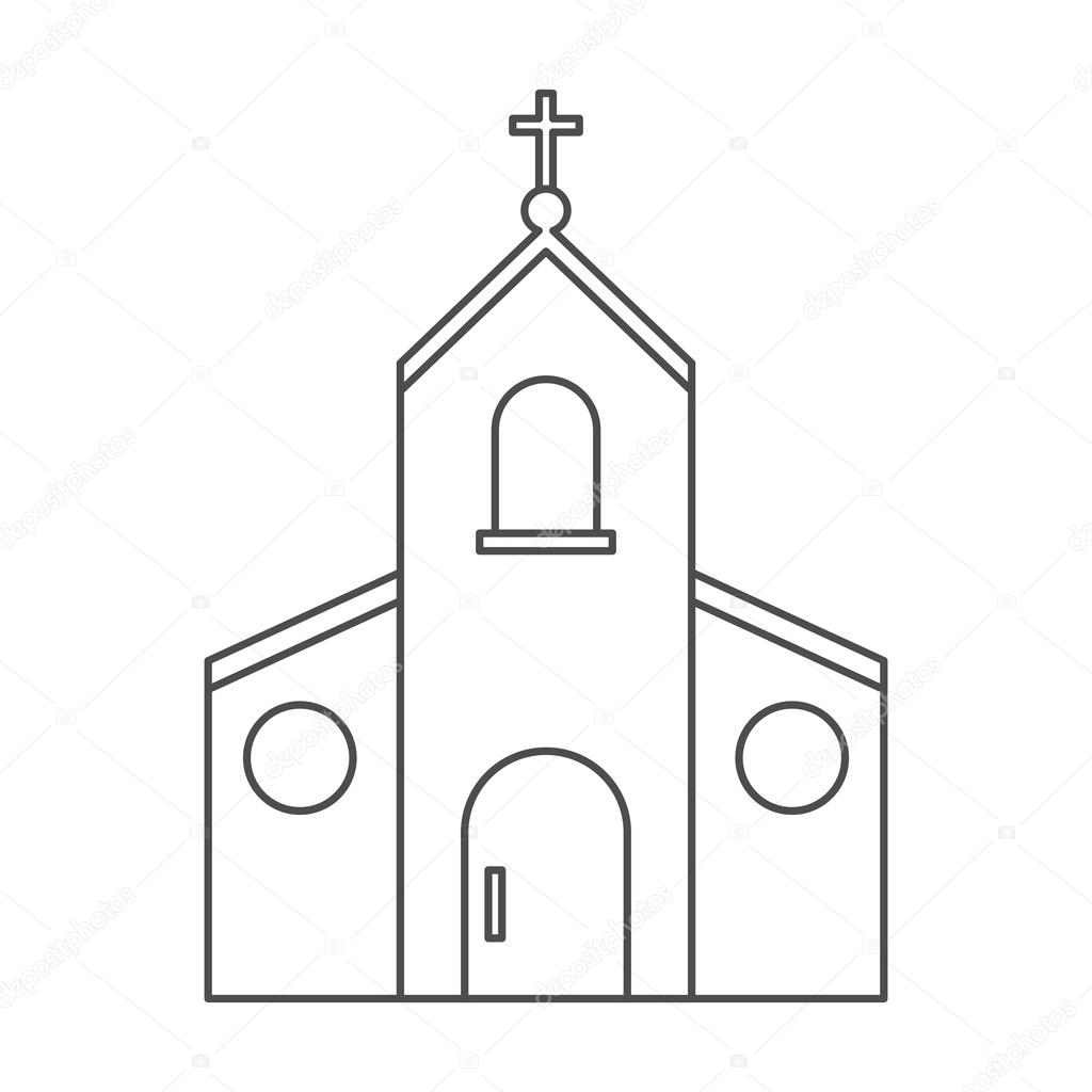 Isolated church building design