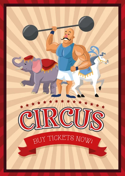 Karikatury z festivalu cirkus — Stockový vektor