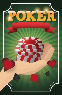 Poker ve casino oyun tasarımı için fiş