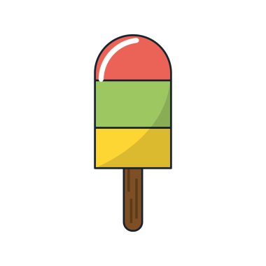 İzole Buz lolly tasarım