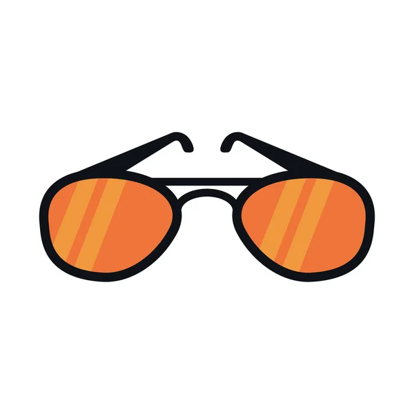 Izolované letní brýle design — Stockový vektor