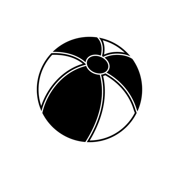 孤立的条纹的球设计 — 图库矢量图片