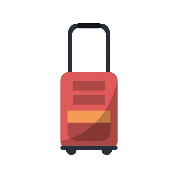 Bolsa aislada de diseño de viaje — Vector de stock