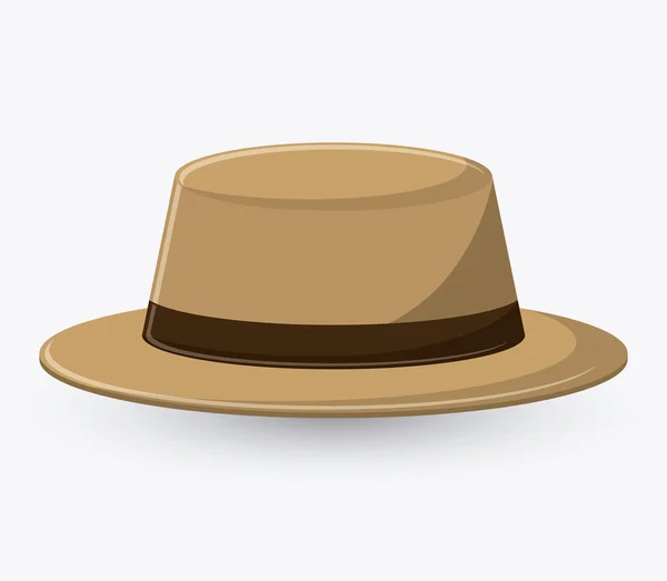 Καπέλο πανί accesory σχεδιασμού — Διανυσματικό Αρχείο
