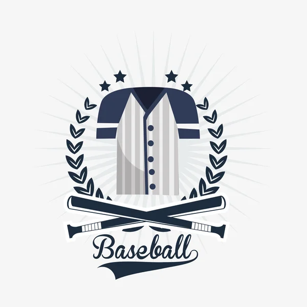 Baseball related icons image — Stock Vector