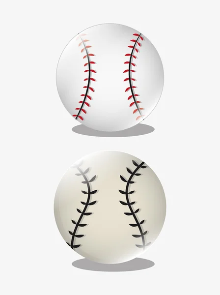 Symbolbild Baseball — Stockvektor