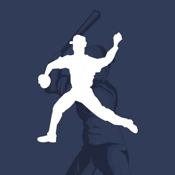 Baseball related icons image — Stock Vector