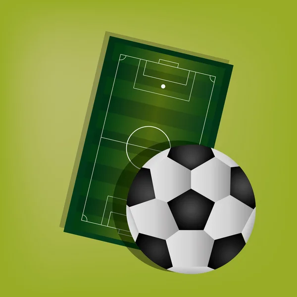 Fútbol fútbol iconos relacionados imagen — Vector de stock