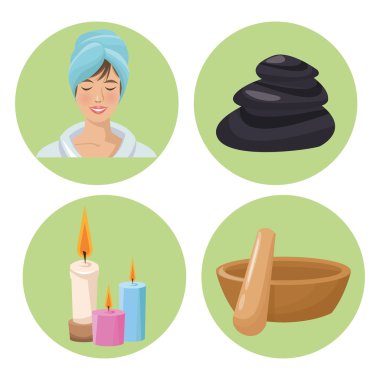 Spa merkezi ve sağlıklı yaşam tarzı tasarım