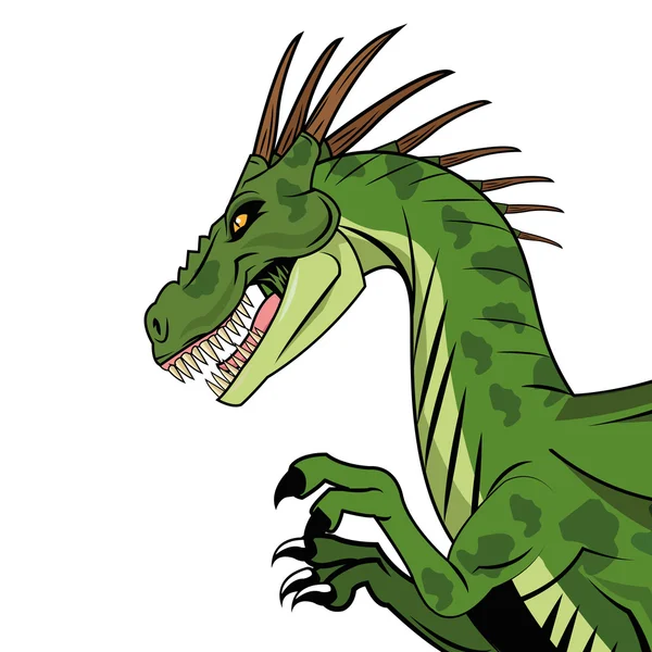 Dragon animal cartoon design — Stock Vector
