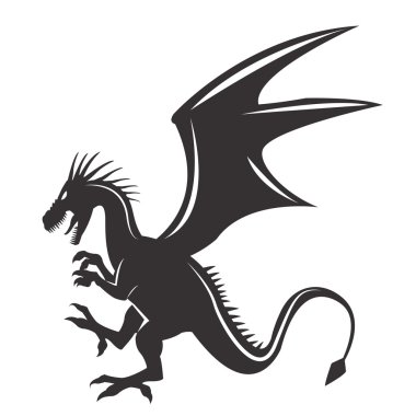 Dragon hayvan karikatür tasarım