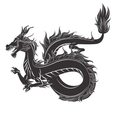 Dragon hayvan karikatür tasarım