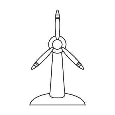 İzole yel değirmeni güç tasarımı