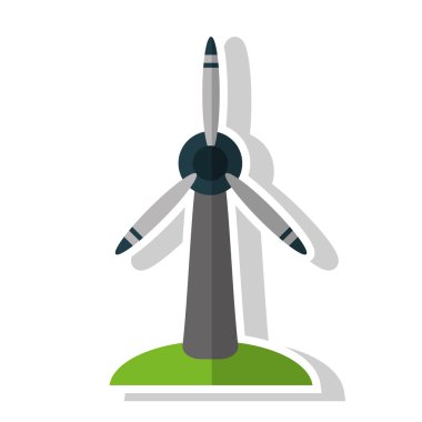 İzole yel değirmeni güç tasarımı