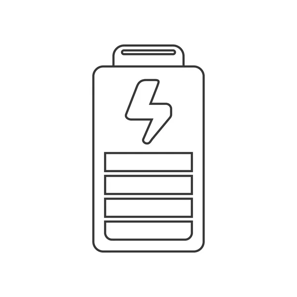 孤立したバッテリー電源設計 — ストックベクタ