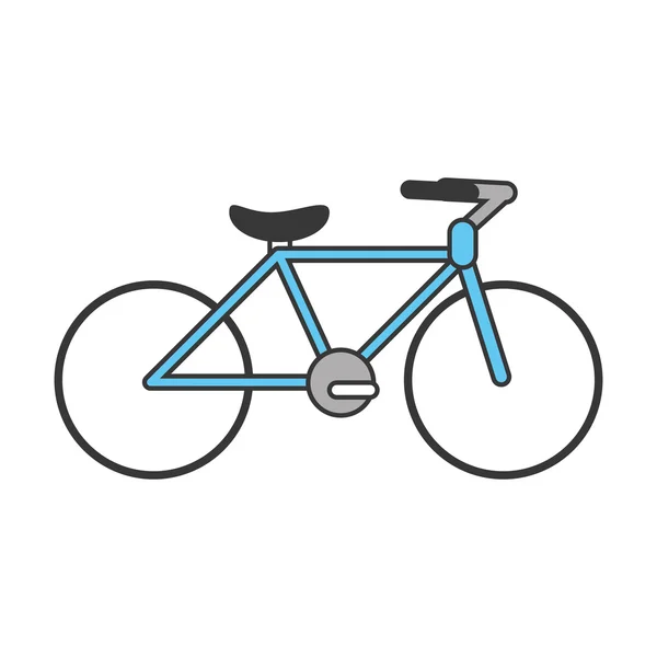 Conception isolée de véhicule de vélo — Image vectorielle