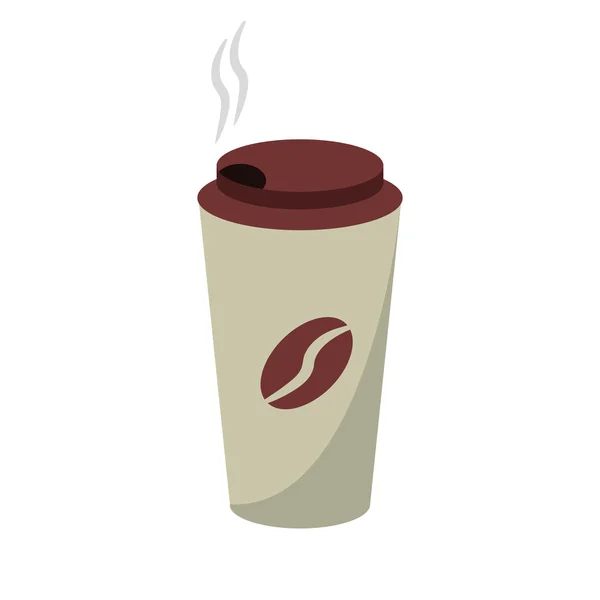 Projeto descartável copo de café — Vetor de Stock