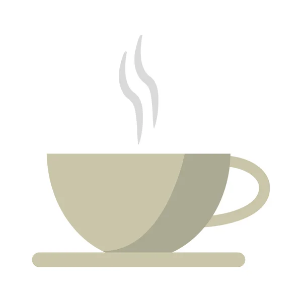 Taza de café bebida diseño — Vector de stock