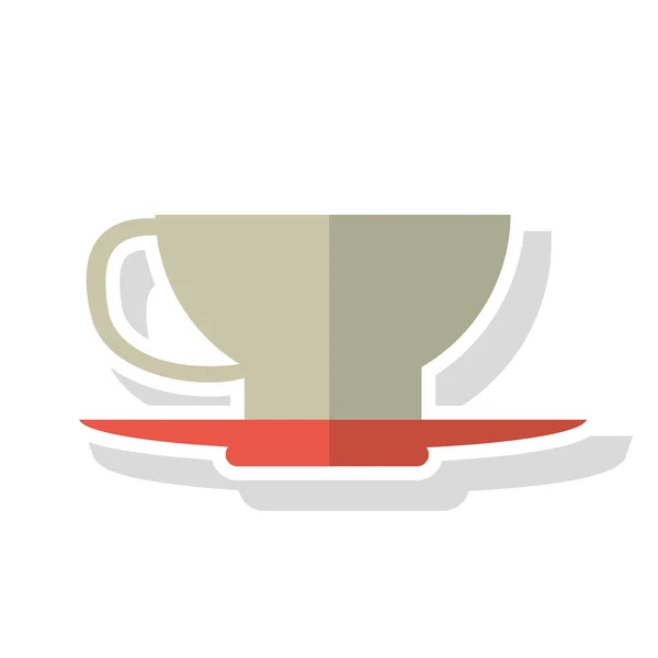 커피 컵 음료 디자인 — 스톡 벡터