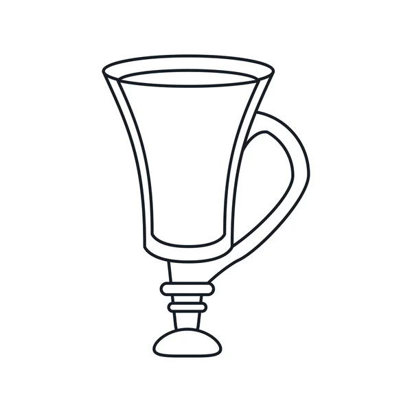 Design von Kaffeegläsern — Stockvektor