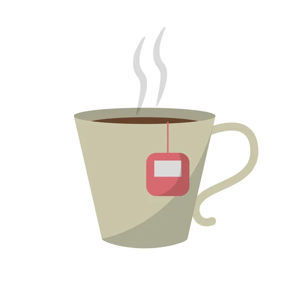 Projeto bebida xícara de chá —  Vetores de Stock