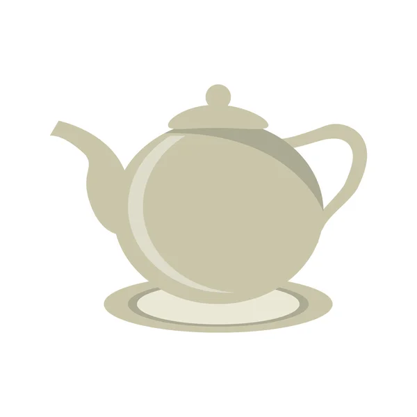 चाय पॉट पेय डिजाइन — स्टॉक वेक्टर