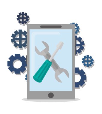 Smartphone ofis ve iş tasarımı