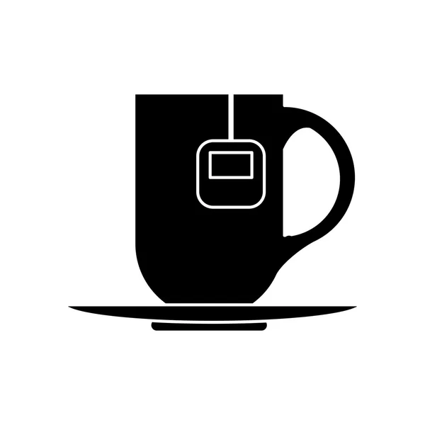 Projeto bebida xícara de chá — Vetor de Stock