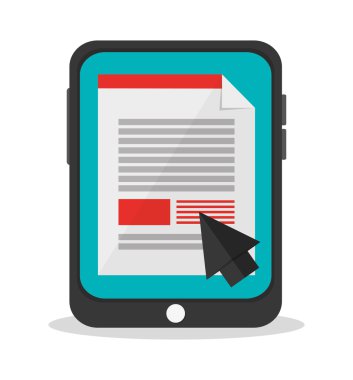 Tablet ve belge office ve iş tasarımı