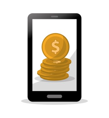 Smartphone madeni para ve para tasarım