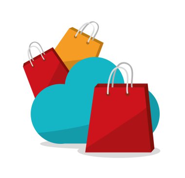 Çanta bulut ve tasarım alışveriş