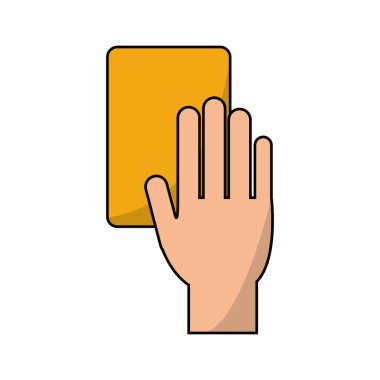 Kart ve el Futbol Spor tasarım