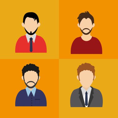 erkek yüzü olmayan kullanıcı avatar simgeleri görüntü