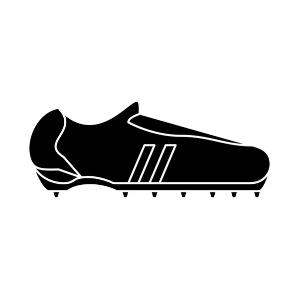 Zapatos de fútbol diseño deportivo — Archivo Imágenes Vectoriales