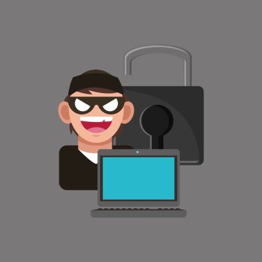 Internet güvenlik ilgili simgeler resim