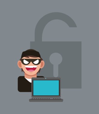 Internet güvenlik ilgili simgeler resim