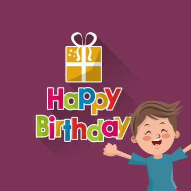 çocuk mutlu yıllar ilgili simgeler resim ile