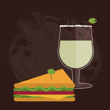 sandviç ekmeği yemek aperatif simgesi