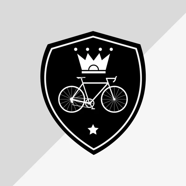 Bisiklet ve bisiklet ilgili simgeler resim — Stok Vektör