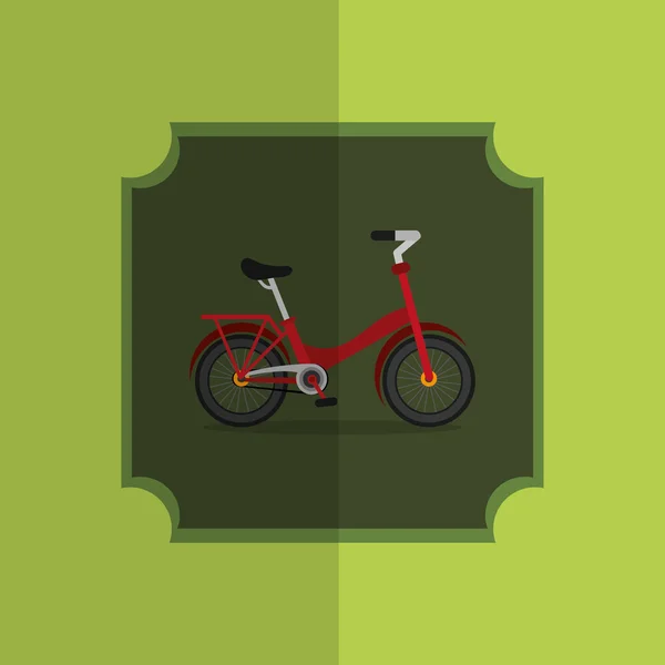 Bicicleta y ciclismo iconos relacionados imagen — Archivo Imágenes Vectoriales
